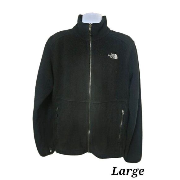 The North Face Mens Black Full-Zip Fleece Polartecc Jacket Large - Picture 2 of 8